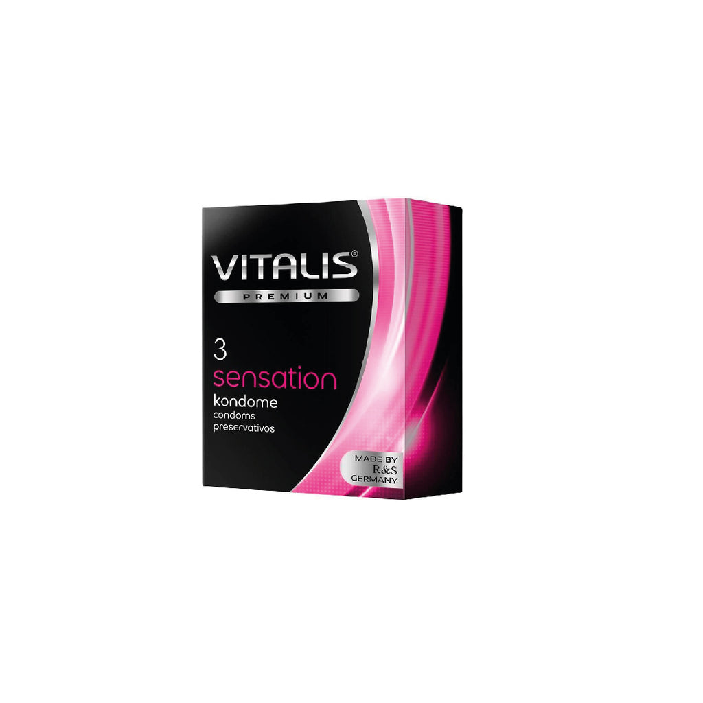 Condón Sensations X3 Preservativos Vitalis 1